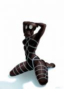 Rubberdoll Shibari (X-Post /R/Bdsm_Artwork)