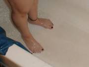 What Would You Do With My Soapy Petite Feet?