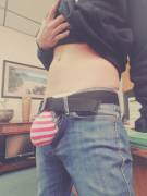 Just Bulging At Work