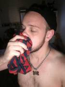 Love Sniffing My Housemates Musky Underwear.