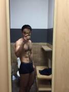 Post Gym Mirror Selfie