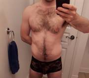 Sheer, With A Floral Pattern