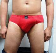 Red Gitch (Gotch) (Underpants) Show My Balls!