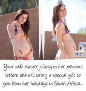 Let Your Wife Go In South Africa Without You They Said... :)