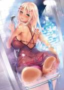 Ass Against The Glass