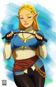 Zelda And Her Riding Crop (Naavs)