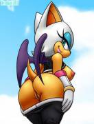 Rouge The Bat Peeling Down Her Shorts (Soubriquetrouge &Amp;Amp;Amp; Revtilian) [Sonic ...