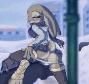 Judy Hopps Upskirt On A Nice Snowy Day (Leyanor)