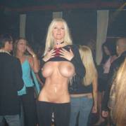 Busty Milf At A Party