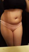 Any Love For A Chubby Girl And Her Ill-Fitting Pink Panties?