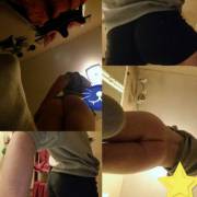 Bathroom Ass Collage