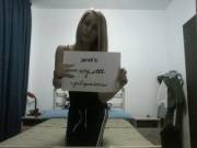 Verification Picture, Hope This Is Ok X