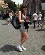 Nice Dress But Those Shoes..