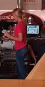 Cutie At The Local Pizza Joint