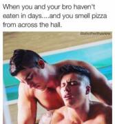When You And Your Mate Can Smell Fresh Pizza
