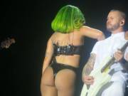 Cheeks Out For Her Fans