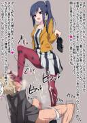 Making Him Cum With The Smell Of Her Stockings Alone