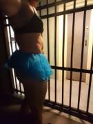 Justine Was Hoping For The Bathroom To Be Open--Mic