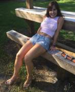 Milf Lounging In Her Backyard (X-Post /R/Irlmilfs)