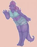 Squid Slime Girl! (Sfw)