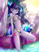 Twilight At The Baths [Winged Humanization] (Artist: Midnightquill)