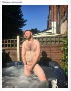 This Puppy Loves Water.