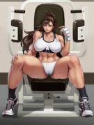 Chun-Li At The Gym