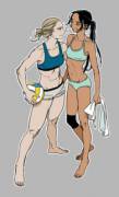 Beach Volleyball Girls (Jinamong)