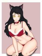 Christmas Present (Blake) By Kidkuo.