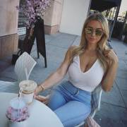 [Request] Lindsey Pelas - Make Her Breasts Huge, Obscuring Most Of Her.