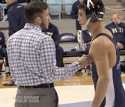 Bonding With The Coach - Progressing To A Pat Of A Pec