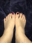 Hairy Legs And Painted Toes