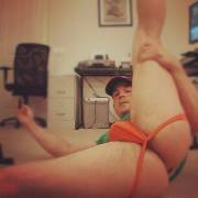 Hottie In An Orange Jock