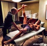 Portuguese Soccer Player Cristiano Ronaldo Bulges While...