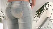 Pissing In Her Tight Blue Jeans