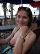 A Picture Of Mom Relaxing On A Sunny Day.