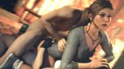 Lara Croft In A Threesome(Hazard3000)