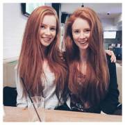 Twin Gingers (X-Post From R/Prettygirls)