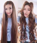 Sarah Tran: Straight Or Curls?