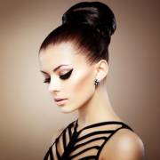 Silky Updo And Makeup