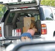 Loading Those Groceries Into The Vehicle