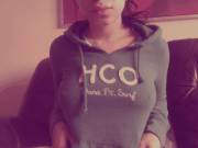 Lifting Her Top, Revealing And Squeezing [Gif]