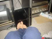 Posing With A Ps3 And Controller