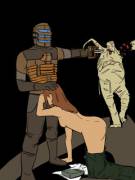 Isaac Clarke Knows How To Multitask. 