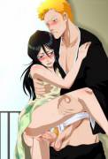 Ichigo &Amp;Amp;Amp; Rukia Banging On The Balcony (Queen-Zelda) [Bleach]