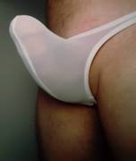 Wore This Mesh Thong To Work Today. Feels Super Nice! (Pm's Welcome)