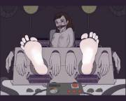 D. Va Waiting For The Inevitable Tickle Torture (Wtfeather)