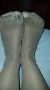 Feet In Stockings!