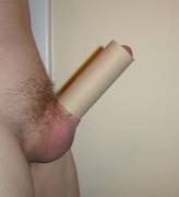 Not Sure, But I Think My Erect Penis Completely Fails The Toilet Paper Roll Test. ...