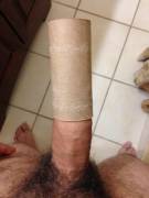 Puerto Rican Dick Trying The Roll Test